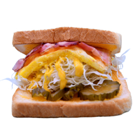 핫베이컨 토스트