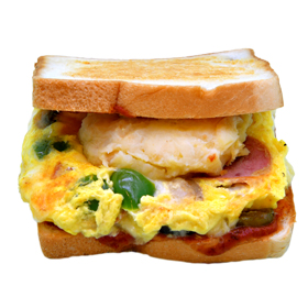 골드피자 토스트